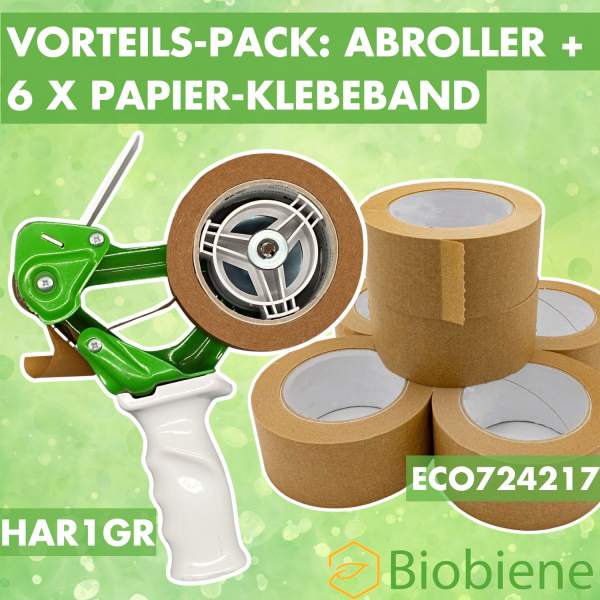 Papierklebeband-Abroller-plus-Rollen-Vorteils-Pack