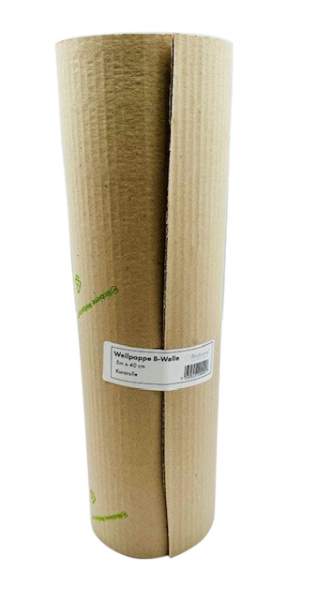 Umweltfreundliches-Verpackungsmaterial-Rollenwellpappe-Altpapier-Kurzrolle-WP405